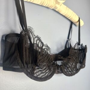 Taryn Winters Black Lace Lingerie Set (Bra + Panty)